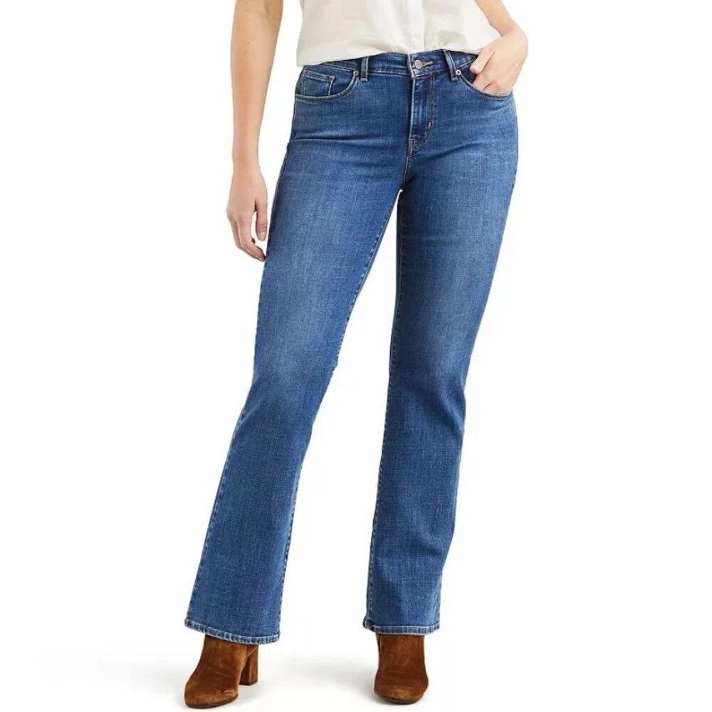 NEW Levis 315 Women's 32 Shaping Bootcut Jeans Stellar Stretch Mid Rise